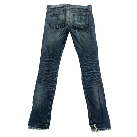 Rag and Bone "The Crop Jean" in Alderly Raw Hem Woman's Sz 25 Sold on REVOLVE - Picture 3 of 11